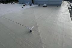 Single ply Triflex waterproofing overlay 2300m2. 